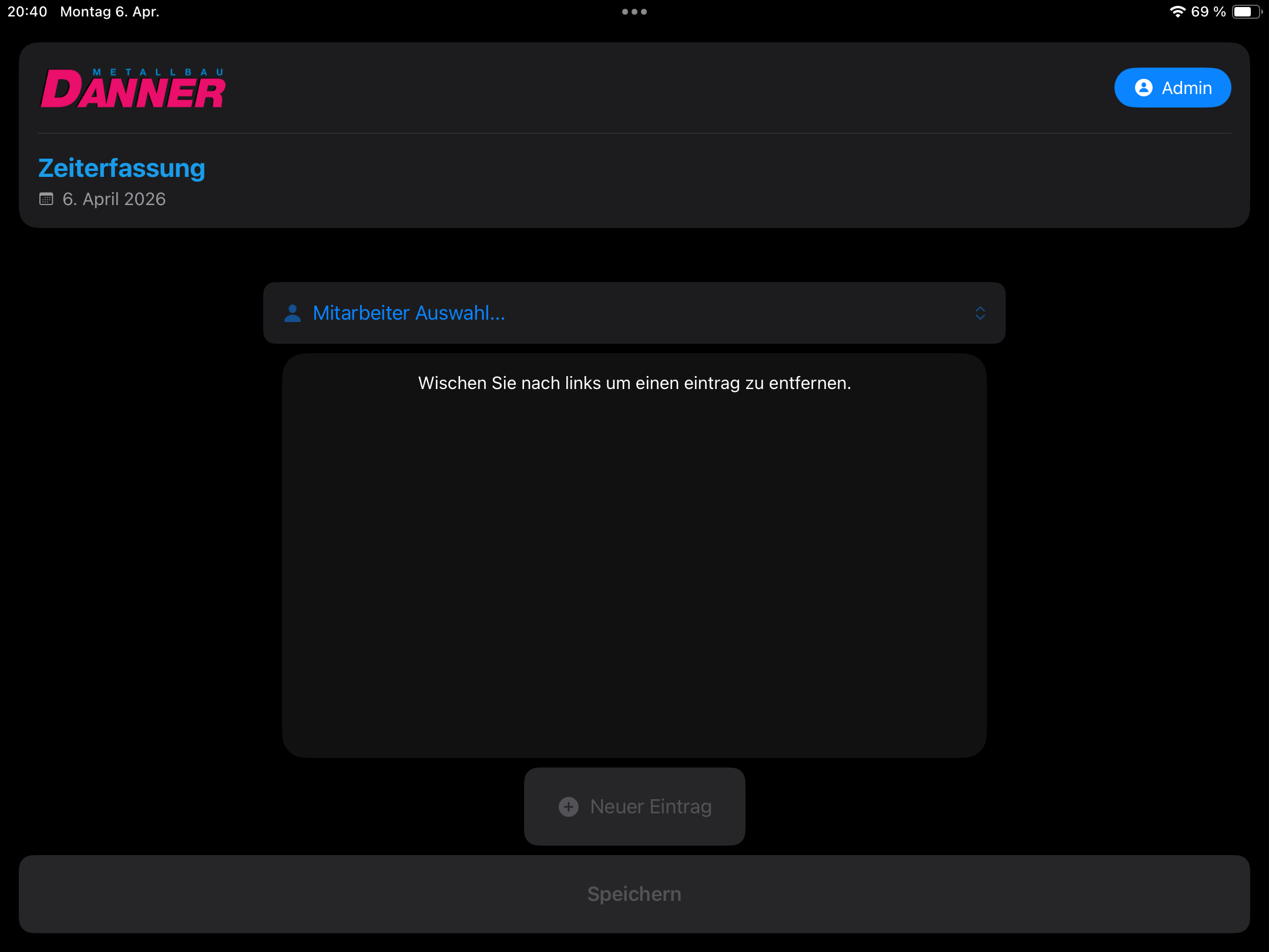 Metallbau Danner — iOS App